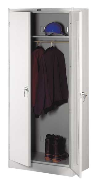 22 ga. Steel Storage Cabinet, 36 in W, 78 in H, Stationary