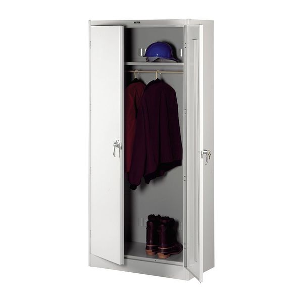 22 ga. ga. Steel Wardrobe Storage Cabinet, 36 in W, 78 in H