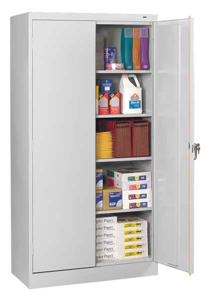 24 ga. ga. Steel Storage Cabinet, 36 in W, 72 in H