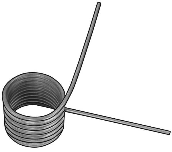 Torsion Spring, 270 Deg, 0.184OD, PK6