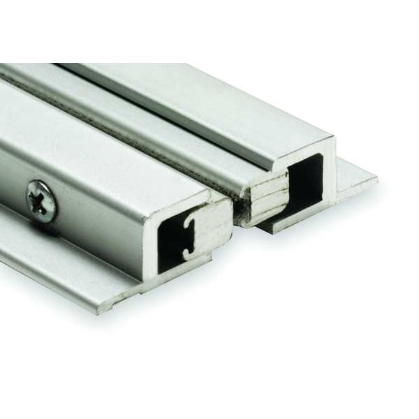 Double Door Weatherstrip, 8 ft, Gray