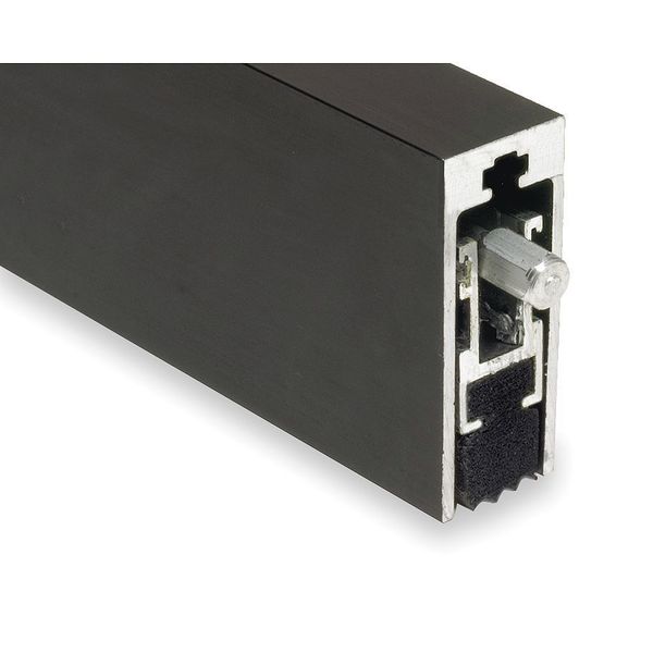 Automatic Door Bottom, 1/2x48In, Aluminum