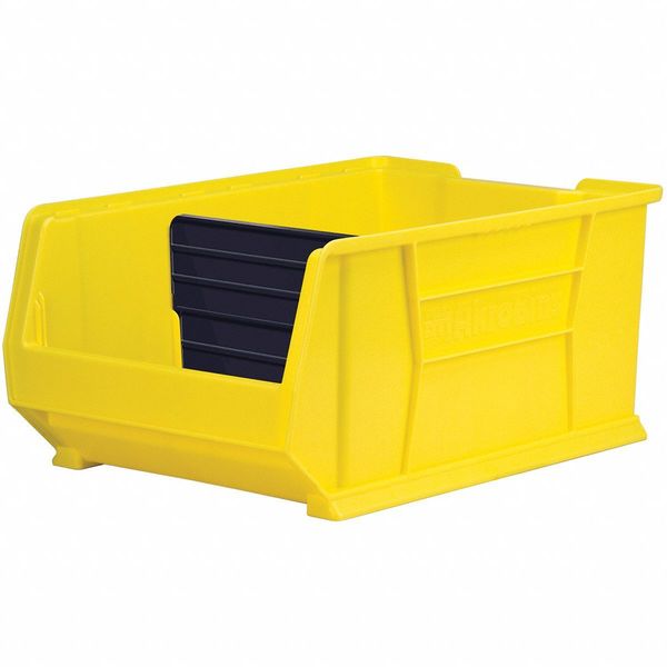 Plastic Divider, Black, 15 in L, 1/3 in W, 8 13/16 in H
