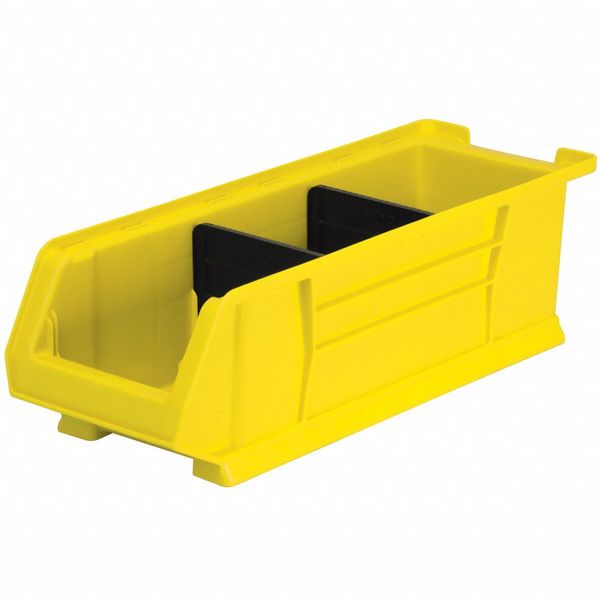 Plastic Divider, Black, 9 5/8 in L, 1/3 in W, 8 13/16 in H
