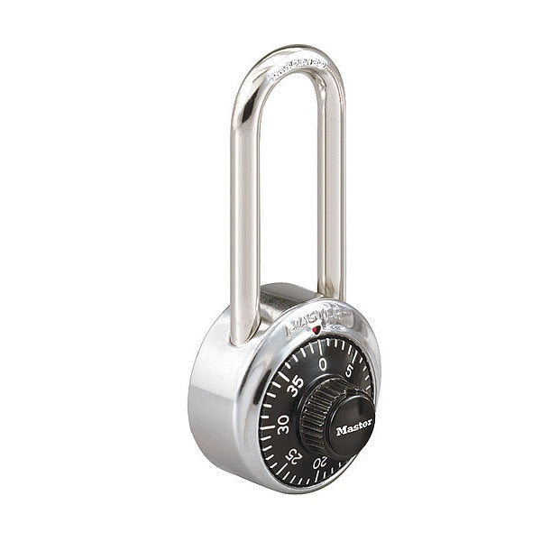 Luggage/Briefcase Padlock, Brass, Side