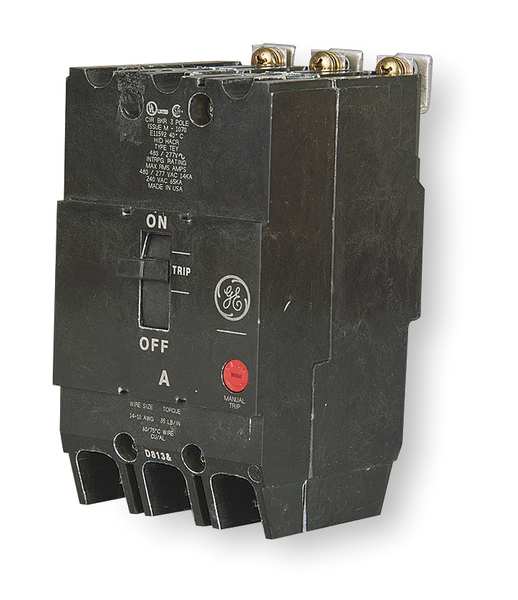 Molded Case Circuit Breaker, 70 A, 277/480V AC, 3 Pole, Bolt On Panelboard Mounting Style