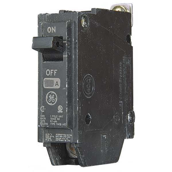 Miniature Circuit Breaker, 15 A, 120/240V AC, 1 Pole, Bolt On Mounting Style, THQB Series