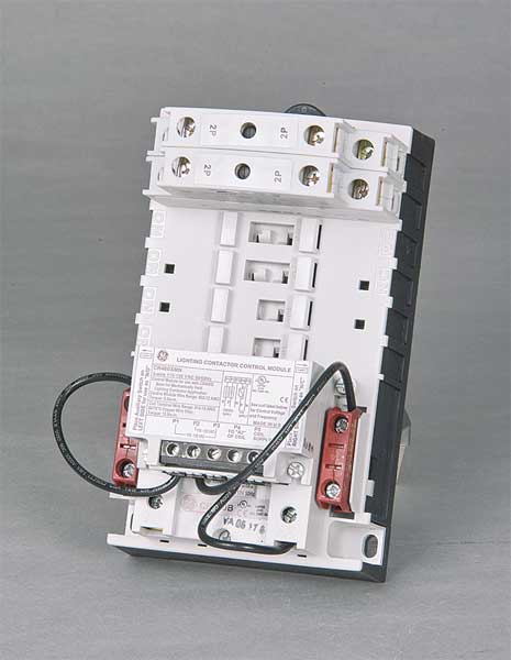 Lighting Contactr, 4P, 277V, Open, Mech Held