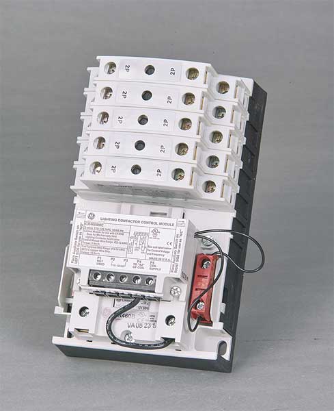 Lighting Contactr, 10P, 277V, Open, MechHeld