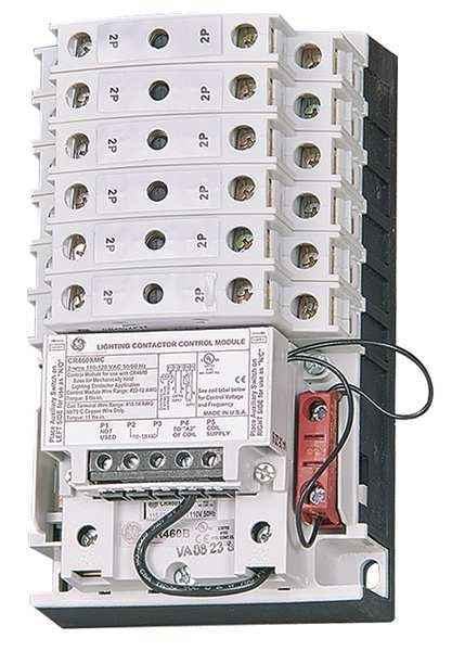 Lighting Contactr, 12P, 277V, Open, MechHeld