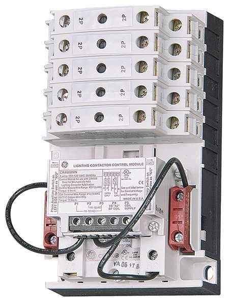 Lighting Contactr, 10P, 277V, Open, MechHeld