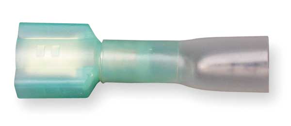 Male Disconnect, Blue, 16 to 14 AWG, PK25