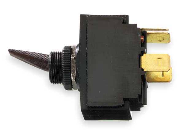 Toggle Switch, DPST, 4 Conn., On/Off