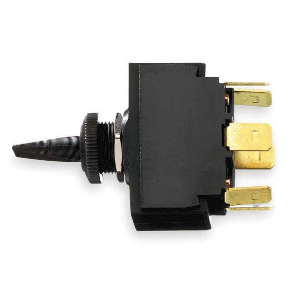 Marine Toggle Switch, DPDT, 6 Connections, Momentary On/Off/Momentary On, 15A @ 12VDC