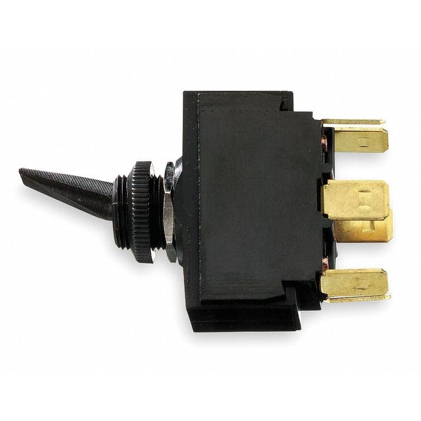 Marine Toggle Switch, DPDT, 6 Connections, On/Off/On, 15A @ 12VDC