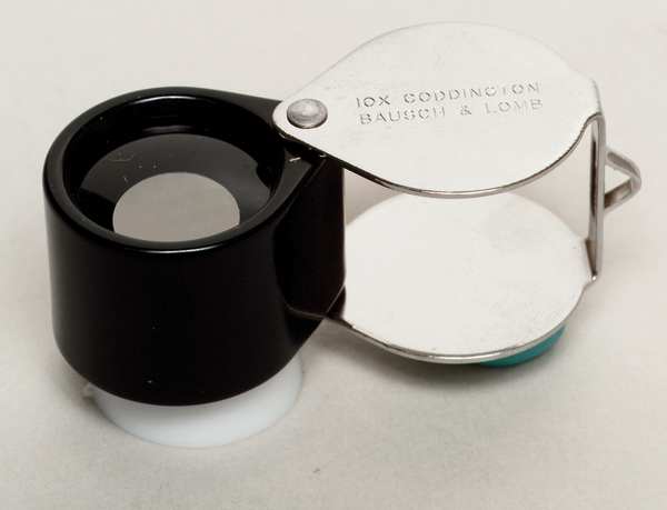 Magnifier, 10X, Coddington