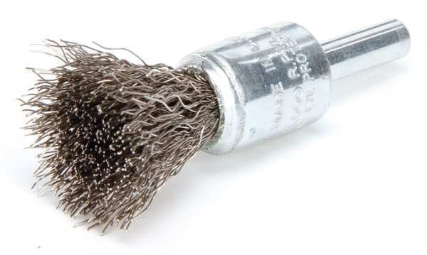 Crimped Wire End Wire Brush, Stainlesss Steel