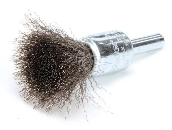 Crimped Wire End Wire Brush, Stainlesss Steel