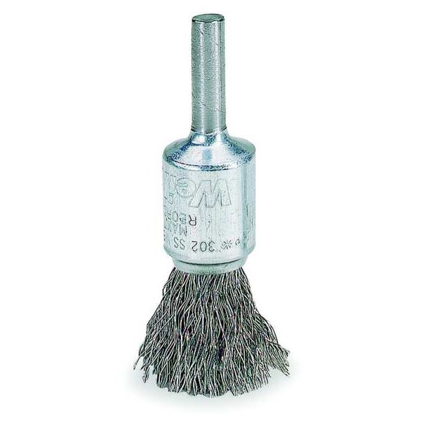 Crimped Wire End Wire Brush, Stainlesss Steel