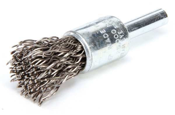 Crimped Wire End Wire Brush, Stainlesss Steel