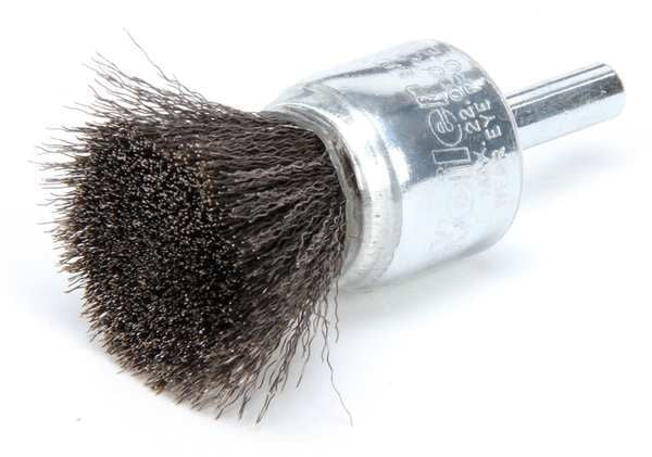 Crimped Wire End Wire Brush, Coated Steel