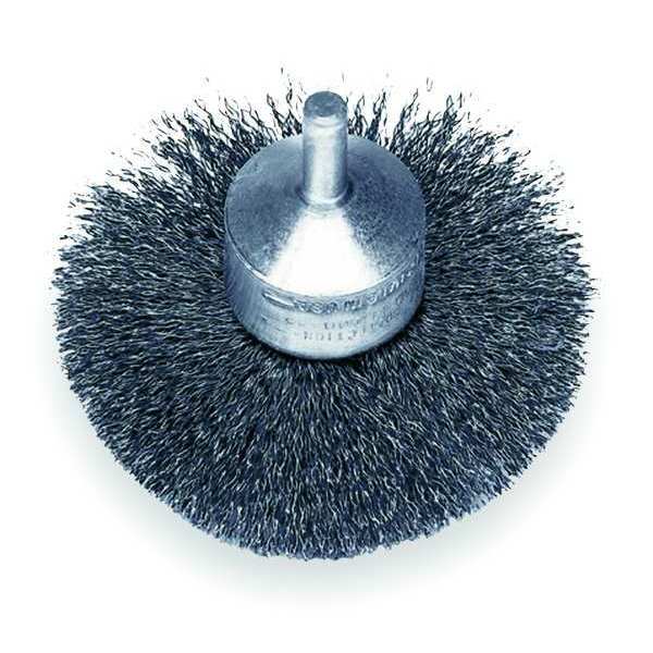 Flared End Wire Brush, Steel, 3