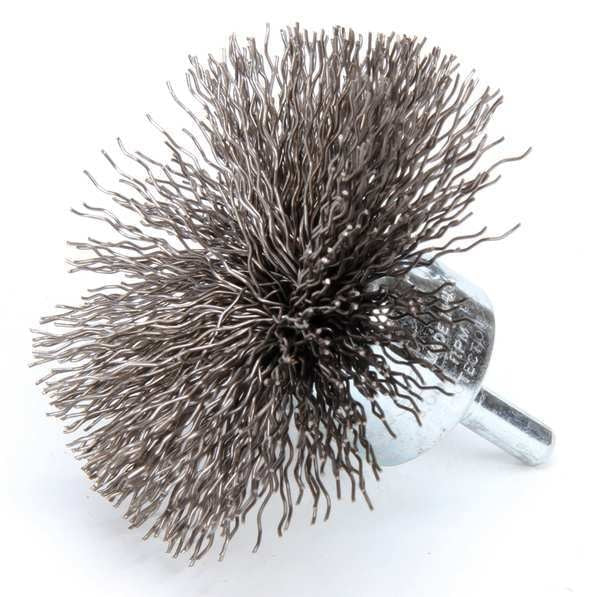Flared End Wire Brush, Steel, 3