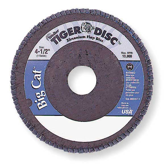 Arbor Mount Flap Disc, 4-1/2in, 60, Med.