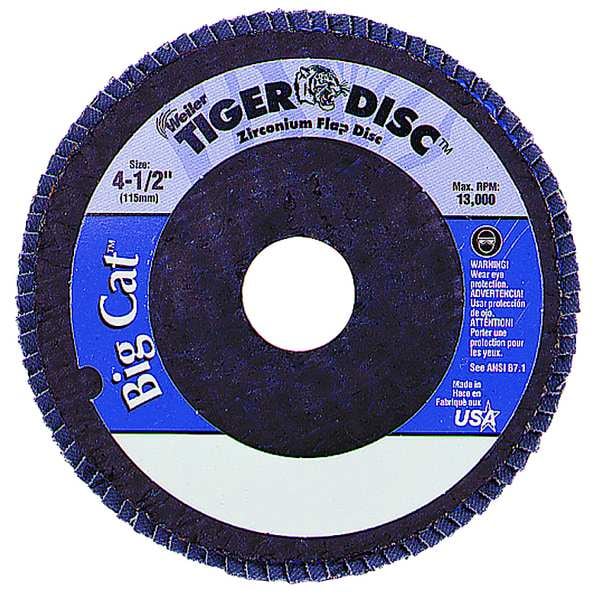 Arbor Mount Flap Disc, 4-1/2in, 60, Med.