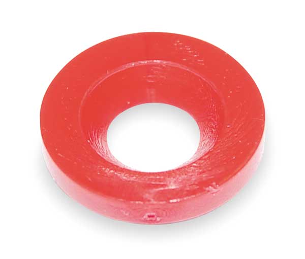 Index Button, Red, Plastic