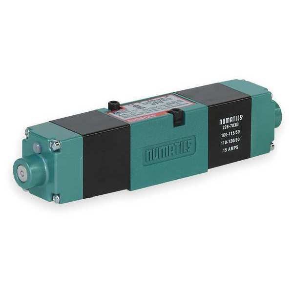 Solenoid Air Control Valve, 1/4 In, 120VAC