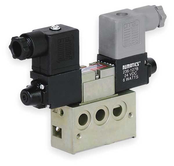 Solenoid Air Control Valve, 1/8 In, 120VAC