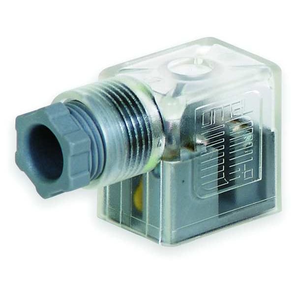 Connector, Coil, 22mm DIN, 220V