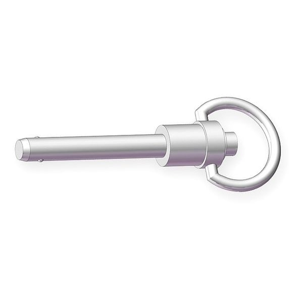 Lock Pin, Ring, 2 In, 3/8