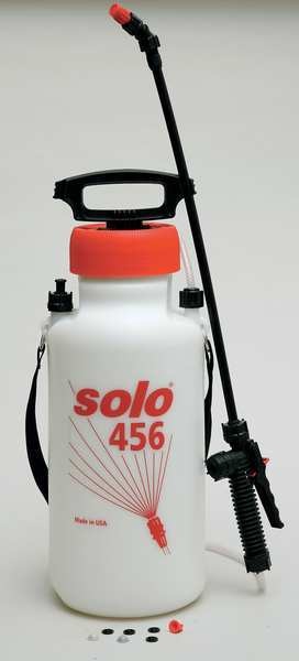 2-1/4 gal. Handheld Sprayer, Polyethylene Tank, Fan Spray Pattern, 48 in Hose Length