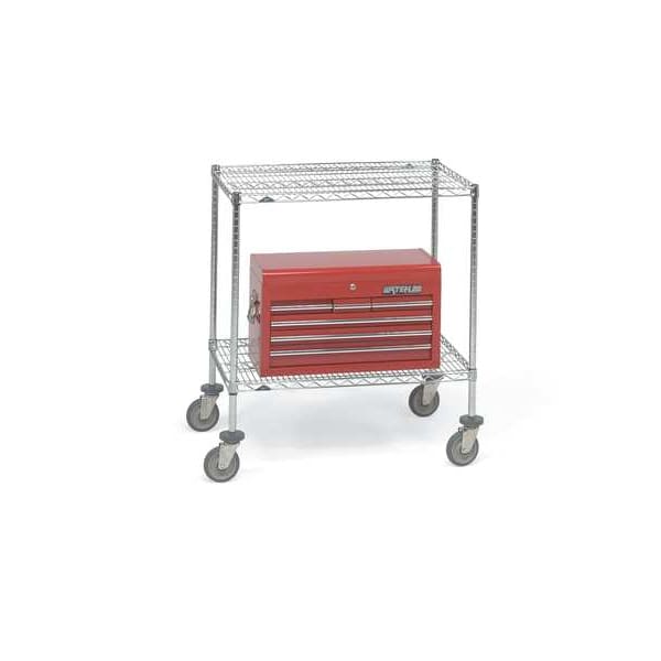 Wire Cart, 24 In. W, 36 In. L, Wire