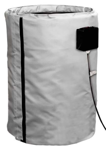 Drum Heater, Single-Zone - For Metal Drums, 55 Gallon, 120V, 1600W