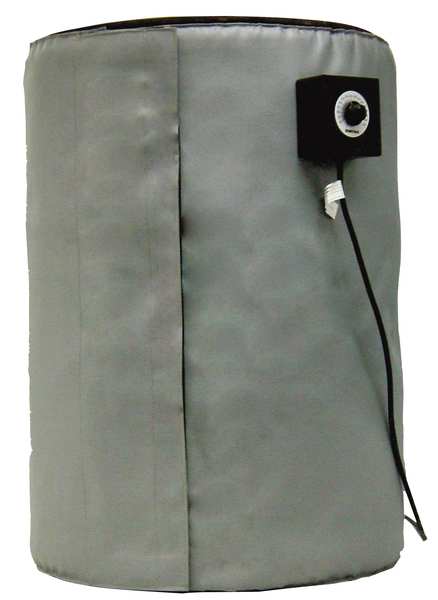 Drum Heater, Single-Zone - For Metal Drums, 55 Gallon, 120V, 1600W