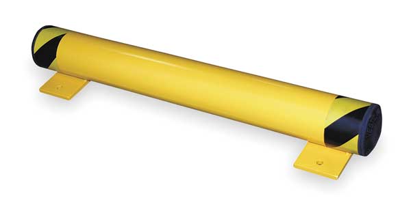 Floor Stop Bollard, Yellow, 24x5