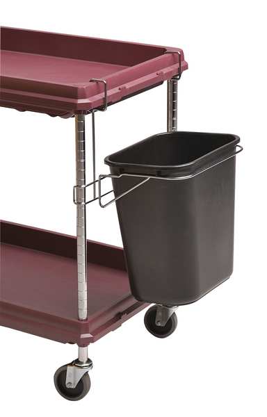 Utility Bin, Black, ABS Thermoplastic