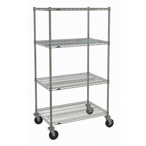 Wire Cart, 24 In. W, 36 In. L, Wire