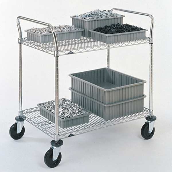 Wire Cart, 24 In. W, 36 In. L, Steel