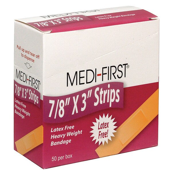 Bandage, Fabric, Box, 3 In L, PK50