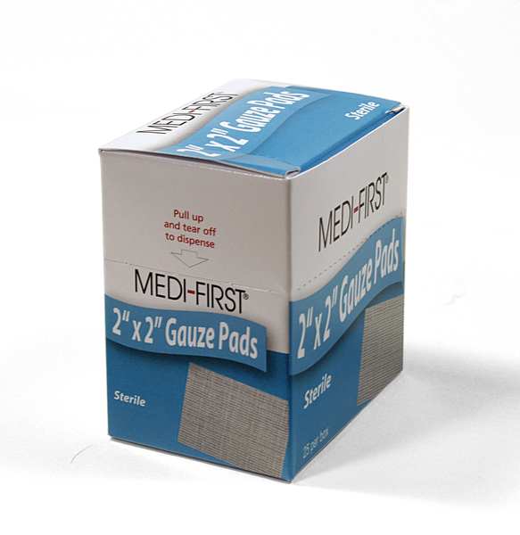 Gauze Pad, Sterile, 12 Ply Cotton, PK25