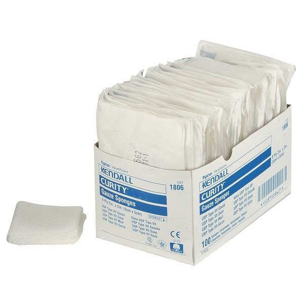 Sponge, Sterile, White, Gauze, PK100