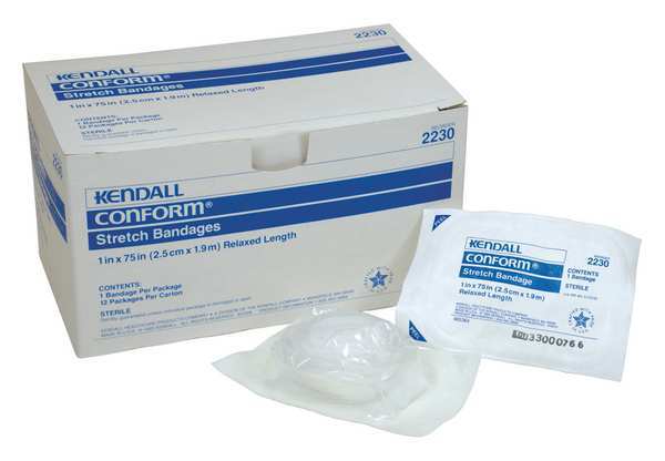 Stretch Bandage, Cotton/Polyester, PK12