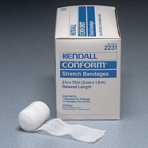 Stretch Bandage, Cotton/Polyester, PK12