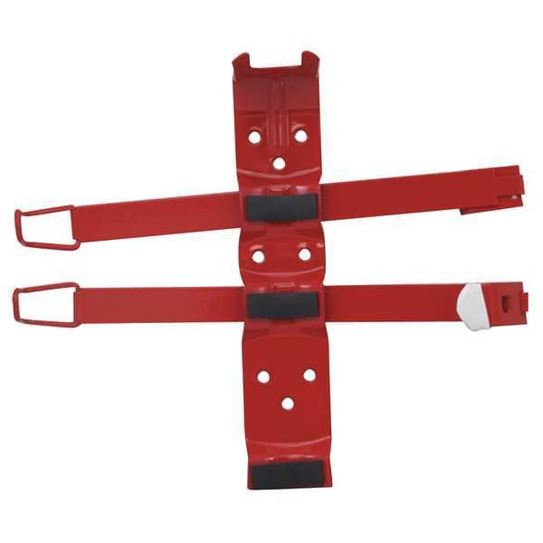 Fire Extinguisher Bracket, Vehicle/Marine/Aviation, Red