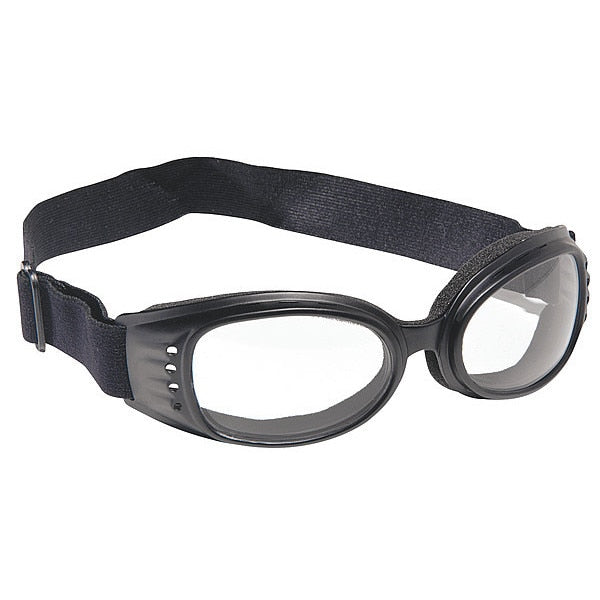 Impact Resistant Safety Goggles, Gray Scratch-Resistant Lens, Max Barron Series