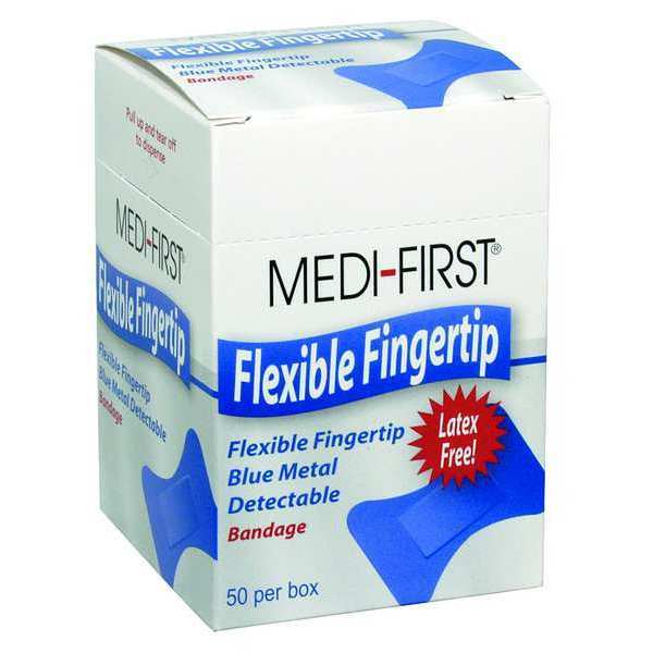 Metal Detectable Bandages, Blue, PK50